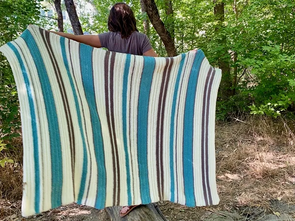 crochet The Moonstone Throw free pattern