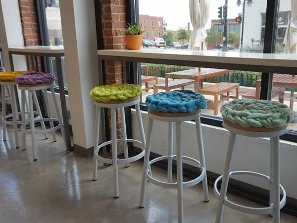 Extreme Crochet Merino Barstool Pads
