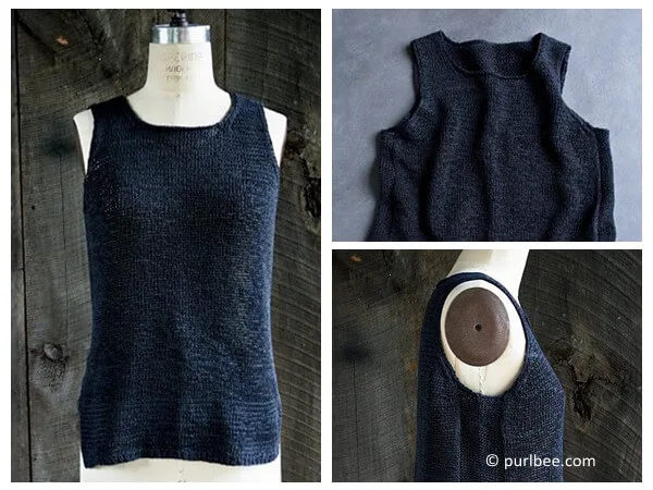 Notched Hem Tank Top