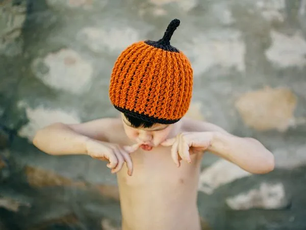 crochet Squash Beanie free pattern