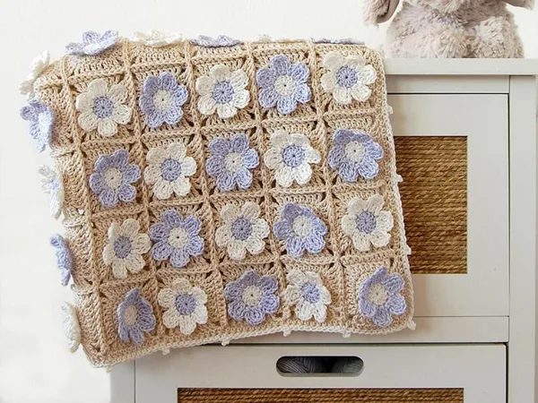 crochet Guess How Much I Love You Blanket easy pattern