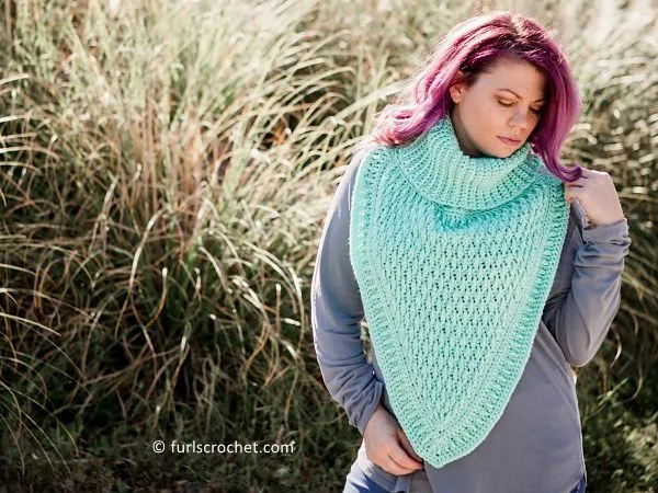 crochet Balsam Alpine Cowl free pattern