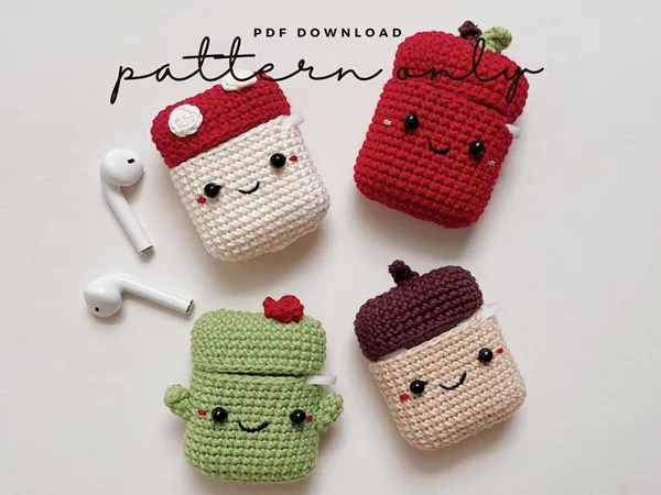 crochet AirPods Case easy pattern
