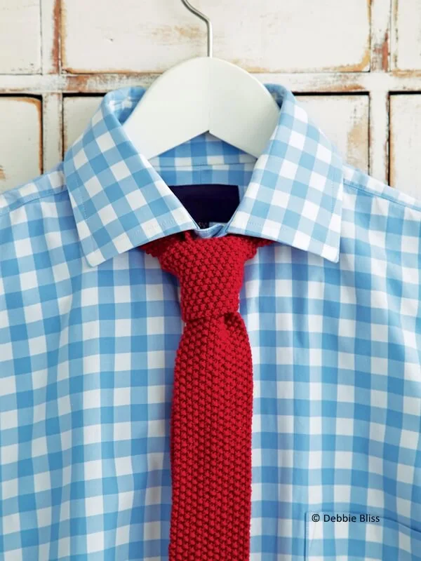 Moss Stitch Tie