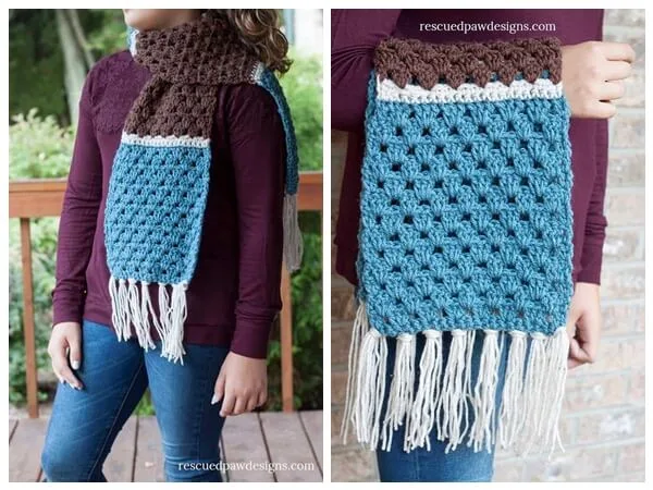 Simple Granny Scarf
