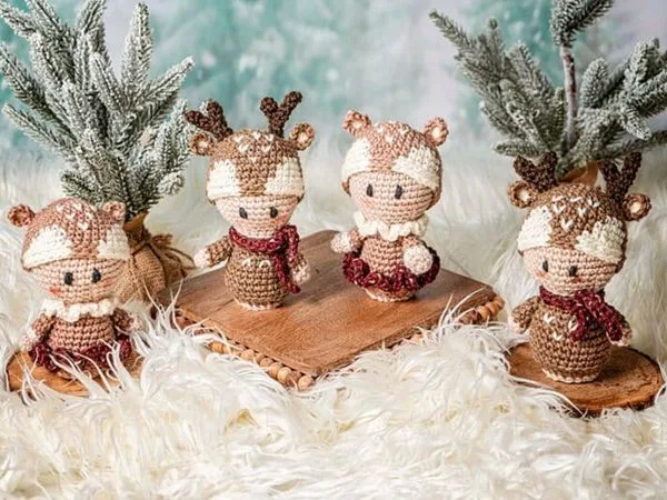 crochet AMIGURUMI DEER easy pattern
