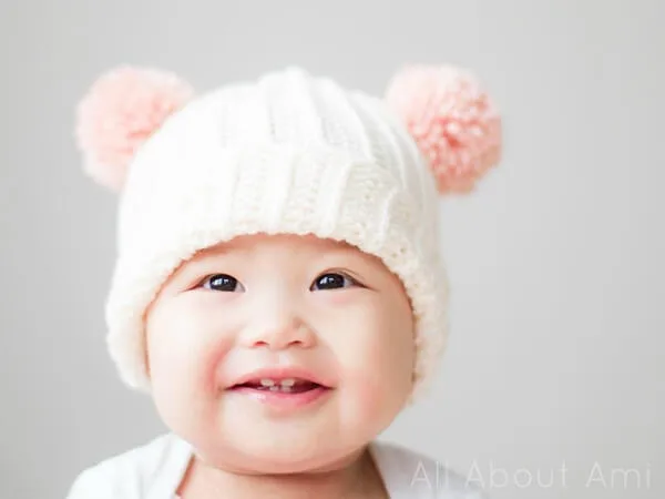 Bear Pom Beanie
