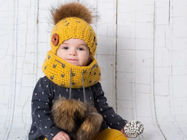 crochet Lqaluit Hat and Cowl Kit easy pattern