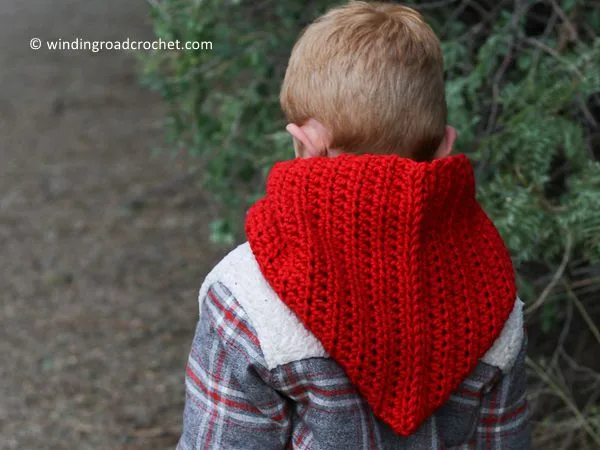 crochet Windy Day Hooded Cowl free pattern