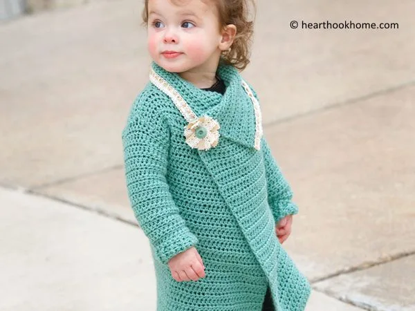 Child Size Blanket Cardigan
