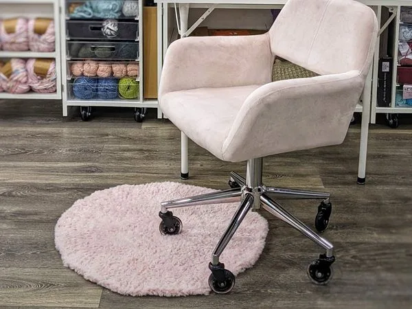 crochet COZY FAUX FUR RUG free pattern