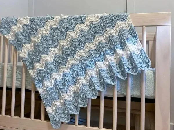 crochet The Cooper Baby Blanket free pattern