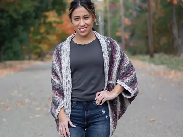 crochet Fireside Cocoon Cardigan free pattern