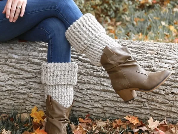 Beginner Crochet Leg Warmers free pattern