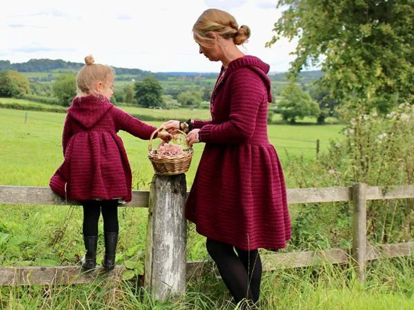 crochet Mama Me Magdalena Jacket easy pattern