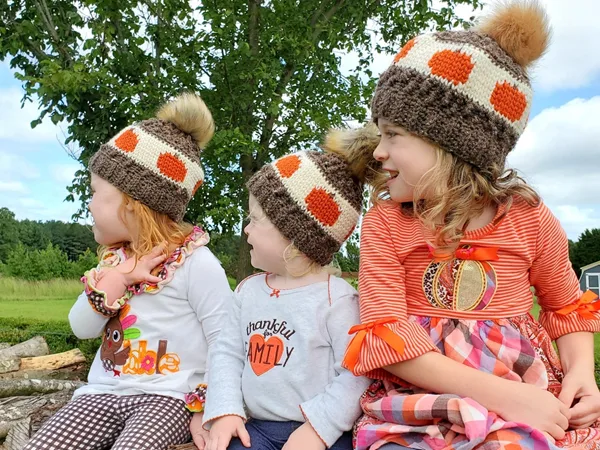 crochet Autumn Waves Hat easy pattern