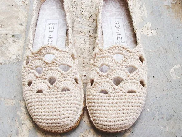 crochet Venezia Slippers easy pattern
