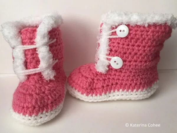Fuzzy/ Fur Trim Booties