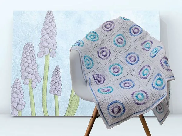 Grape Hyacinth Blanket