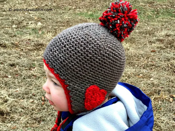 Valentine Ear Flap Hat