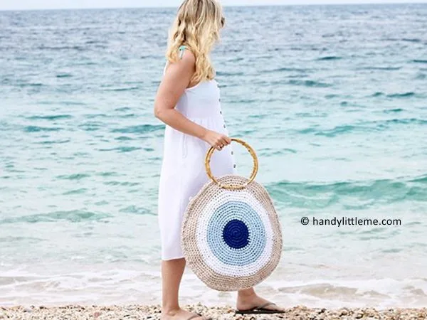 crochet The Nazar Beach Bag free pattern