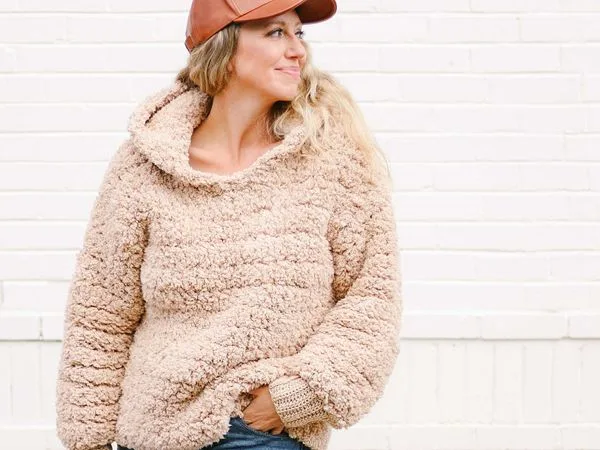 crochet The Sherpa Hoodie free pattern