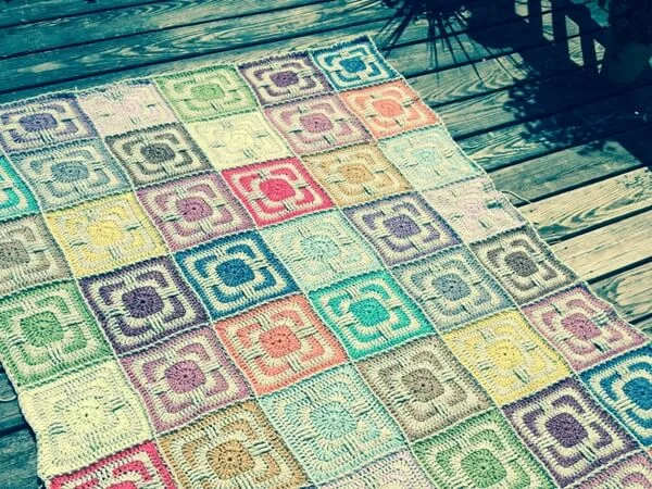 Faded Love Original Crochet Afghan Blanket