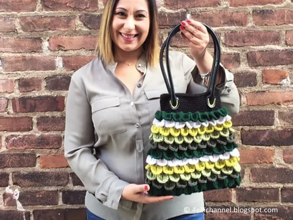 Crocodile Stitch Bag