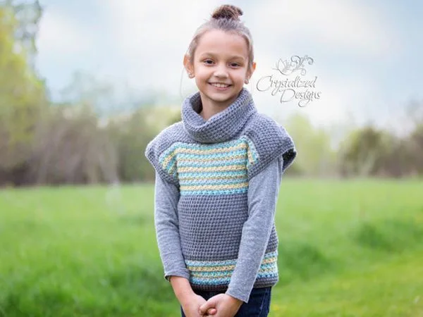 crochet Avalon Shore Pullover easy pattern