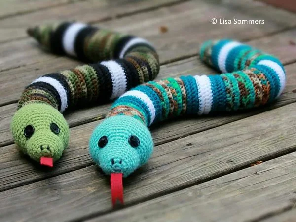 Crochet Boa Snake free pattern
