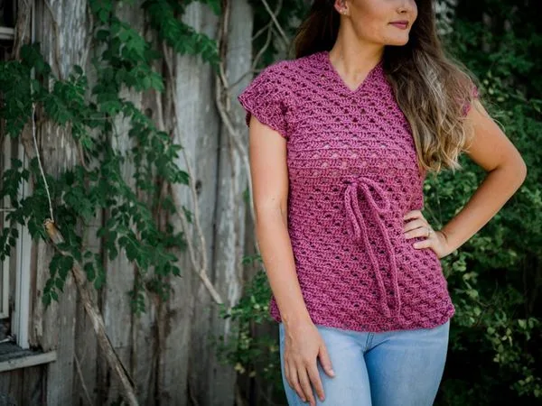 crochet Meridian Top free pattern