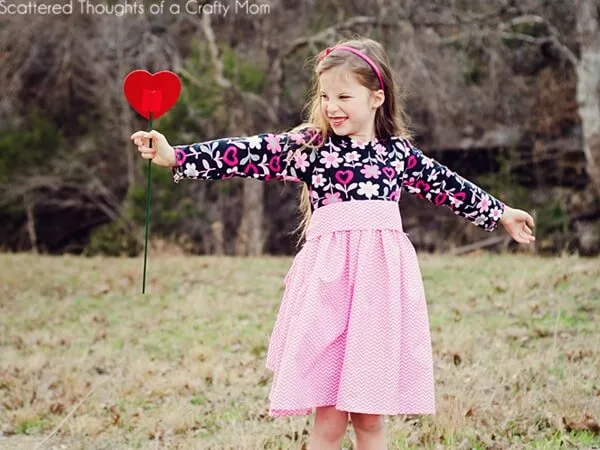 Girl's Twirly T-Shirt Dress