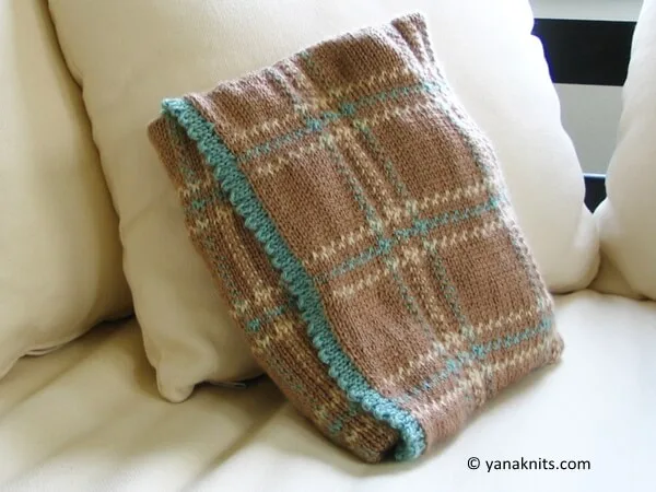 Plaid Baby Blanket
