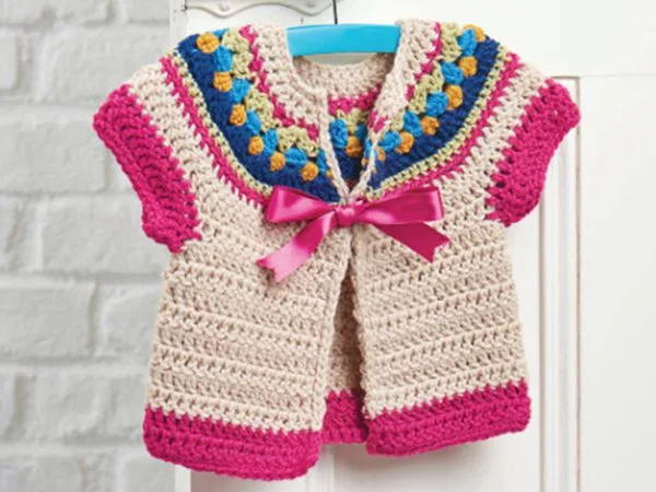 Adorable Short-sleeved Cardigan