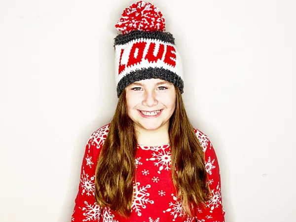 crochet Love Beanie free pattern