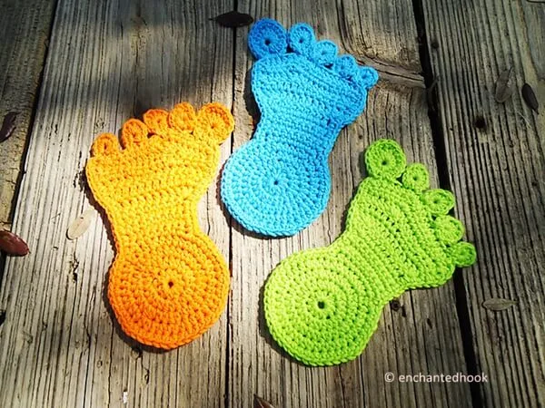 Happy Foot Coaster