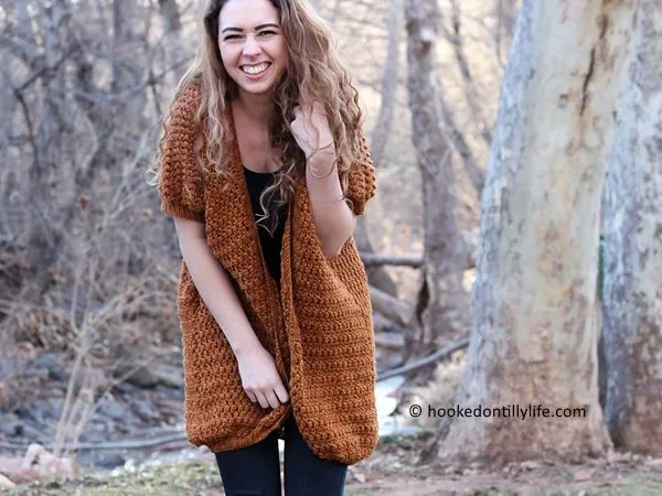 crochet Hudson Cardigan free pattern