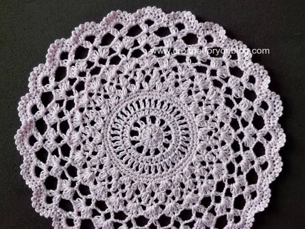 Pear Blossoms Doily