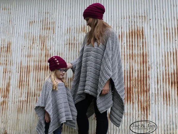 Portland Poncho Mommy and Me