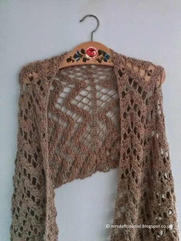 Crocheted Alpaca Wrap