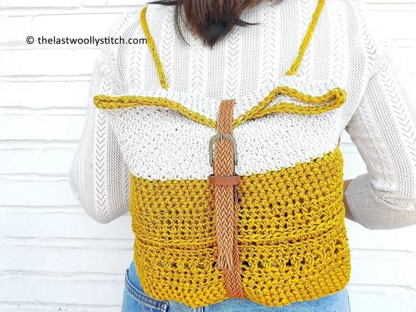 crochet Globetrotter Backpack free pattern