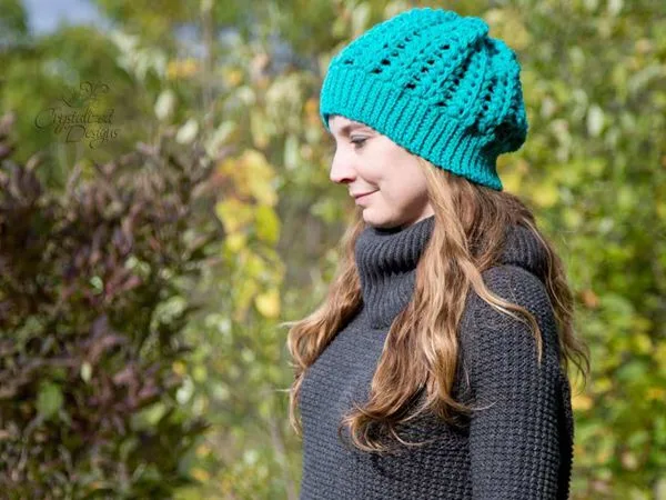 crochet Valda Beanie free pattern