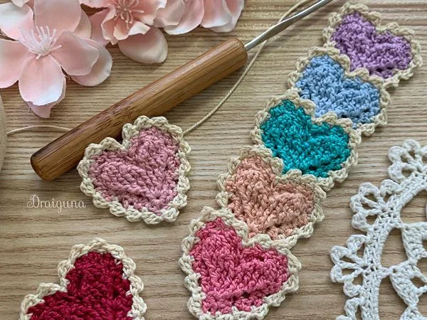 crochet Higher Love Motif free pattern