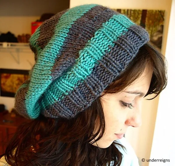 My Striped & Slouchy Hat