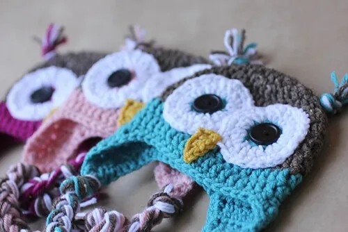 Crochet Owl Hat