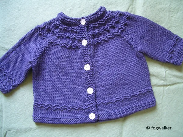 Seamless Yoked Baby Sweater