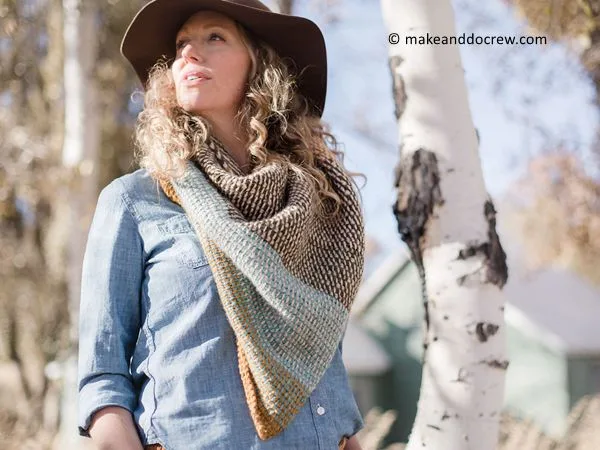 crochet Brushland Wrap free pattern