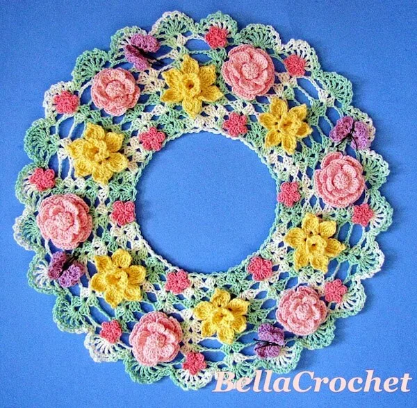 Springtime Floral Candle Mat