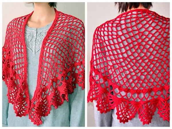 Spanish Holiday Shawl