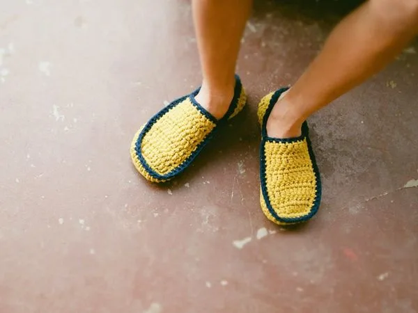 crochet House Slipper easy pattern